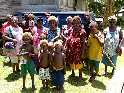 Our Friends in Lossu as gather to say good-bye